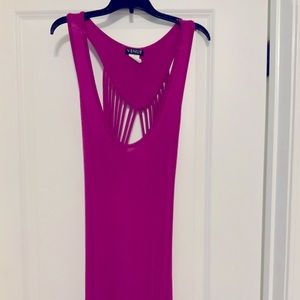Magenta Strappy dress
